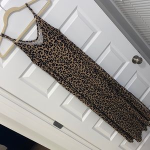 Leopard print maxi